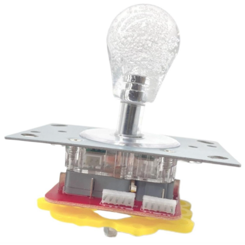 Joystick iluminado LED para Arcade, palanca de mando conmutable